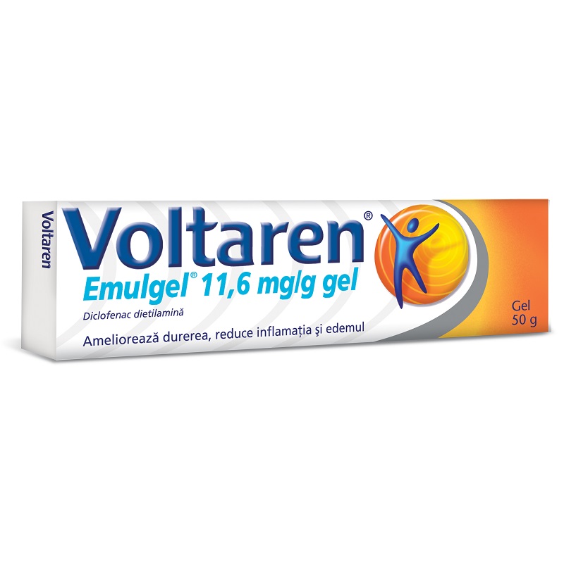 Вольтарен Эмульгель 1% 50г (диклофенак Na) 11,6мг/г Производитель: Бельгия Purne  Pharmaceuticals
